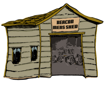 Beacon Mens Shed logo illustration